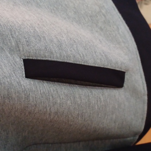 Juicy Couture Black & Gray Full Zip Baseball Jacket Women's L - Picture 8 of 14